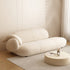 Ansley Suede Fabric Modern Loveseat Sofa